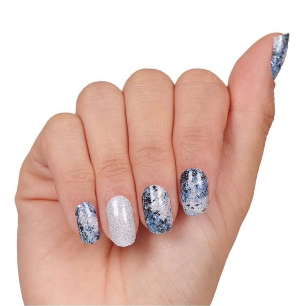 Color Street In Another Galaxy  100% Real Nail Polish Strips 16+BONUS FDG369